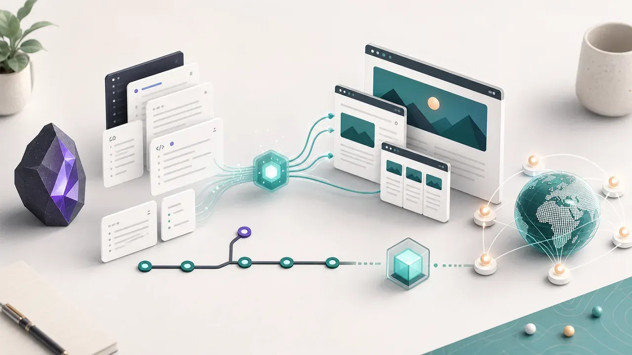 Pipeline editorial com notas, Git e paginas estaticas